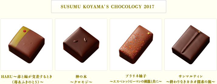 SUSUMU KOYAMA'S CHOCOLOGY 2017