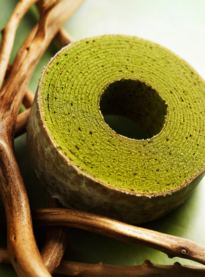 小山流バウムクーヘン~まろやか緑茶~