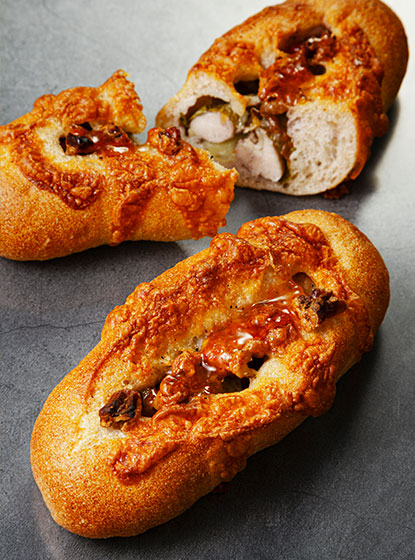 鶏肉と白葱の梅しそコンプレ〜ピンクグレープフルーツを添えて〜