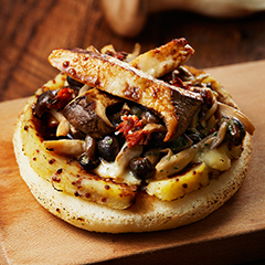 きのこのピッツァ