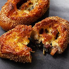 空芯菜とベーコンのごまコンプレ