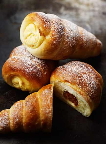 クリーミーな安納芋のコルネ