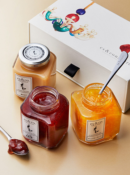 CONFITURE GIFT 1st best collection（オレンジマーマレード、小山流普通の苺、塩ミルク）