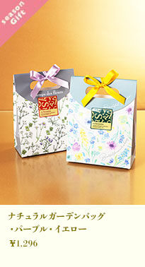 ナチュラルガーデンバッグ(パープル・イエロー) 