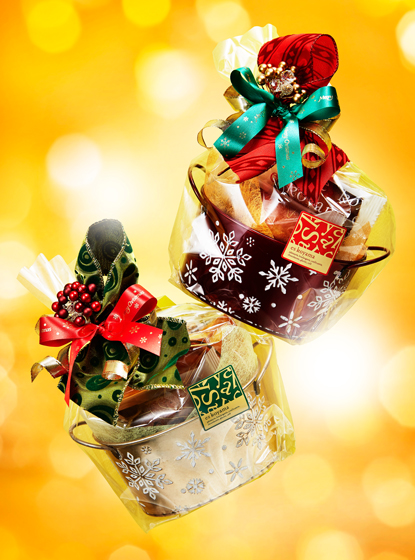 ブリリアントスノーバケツ（ゴールド・レッド）