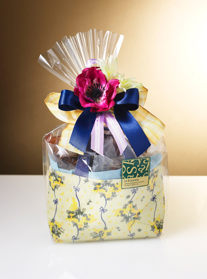 アネモネトートバッグ（赤紫）