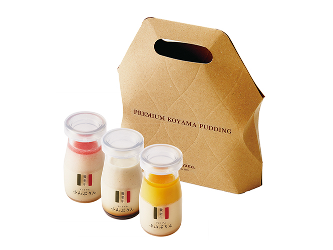 YOROUSHI PREMIUM KOYAMA PUDDING SET　養老牛 プレミアム小山ぷりん_3本セット