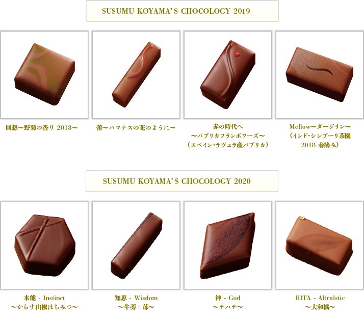 SUSUMU KOYAMA'S CHOCOLOGY 2019-2020