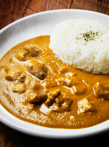 クリームチーズを使ったチキンマサラカレー