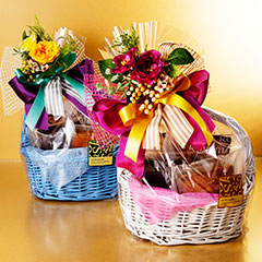 オールドローズの彩りギフト(ブルー・ホワイト)