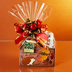 ハリネズミの林檎ともみじの秋ギフト