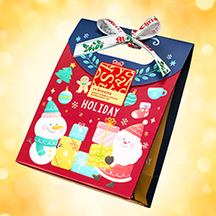 サンタ＆雪だるまパーティーバッグ