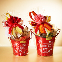 マザーズデイレッドバケツ（M・L）