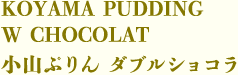 KOYAMA PUDDING W CHOCOLAT　小山ぷりん ダブルショコラ