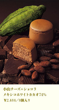 小山チーズ＋ショコラ メキシコホワイトカカオ74％