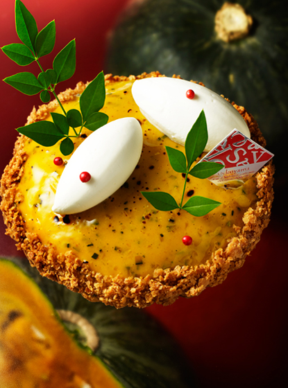 かぼちゃのクリームパイ