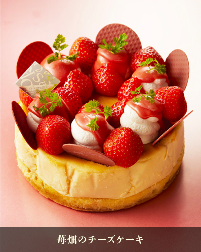 苺畑のチーズケーキ