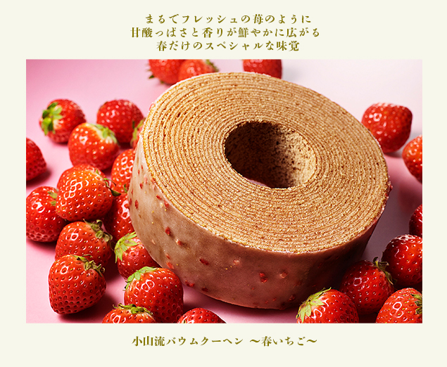 メイン画像_小山龍バウムクーヘン〜春苺〜