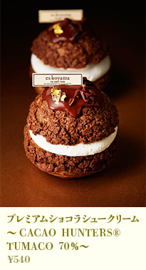 プレミアムショコラシュークリーム～CACAO HUNTERS TUMACO 70％～