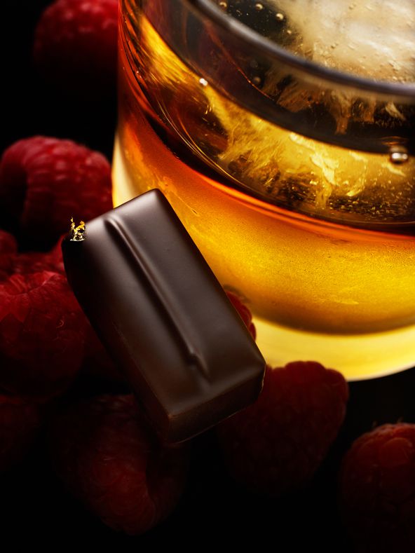 Laphroaig 10 Year Old (Whiskey) & Raspberry