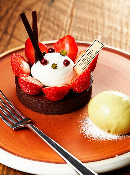 hanareのタルトショコラ～苺＆ピスタチオ～