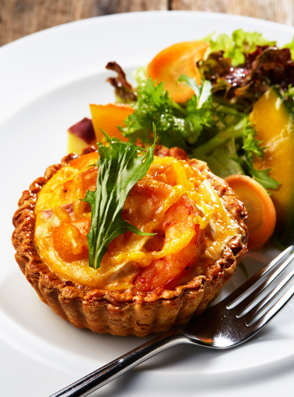 hanareの季節のキッシュ 天然えびと旬の冬野菜のキッシュ～オマール