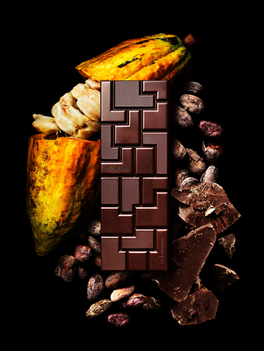Triple Cacao-cacao fruits, cacaonib and chocolate(Tumaco66%)-