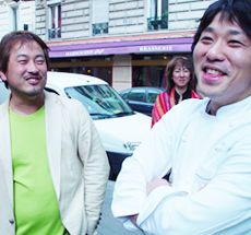 小山シェフと青木氏写真