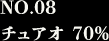 NO.08 チュアオ70%